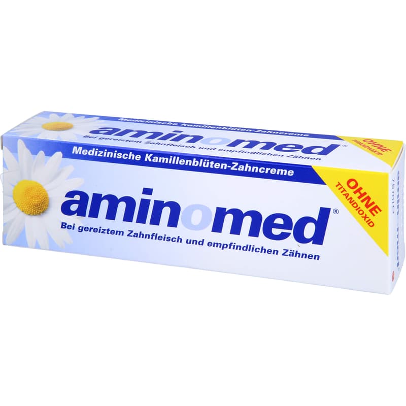 AMINOMED Kamillenblüten Zahncreme ohne Titandioxid