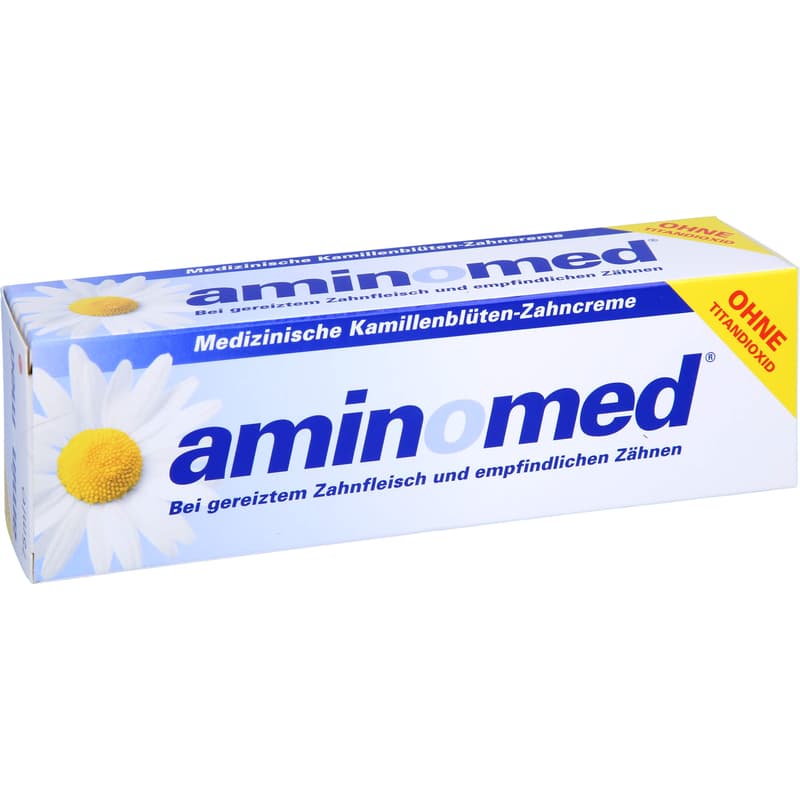 AMINOMED Kamillenblüten Zahncreme ohne Titandioxid