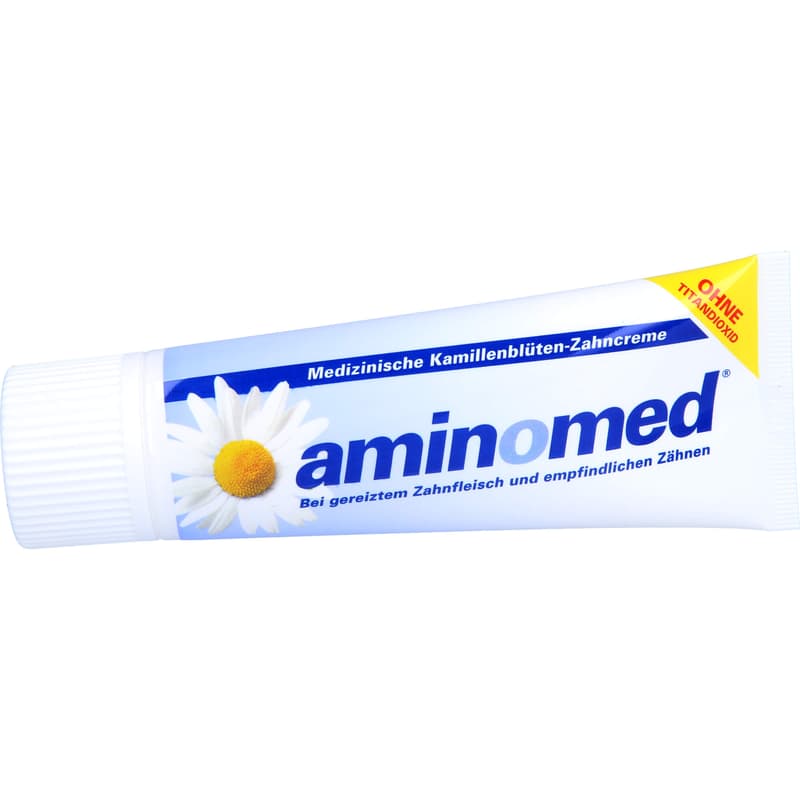 AMINOMED Kamillenblüten Zahncreme ohne Titandioxid