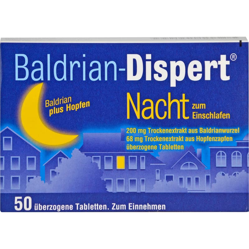BALDRIAN DISPERT Night to help you fall asleep, tablets.