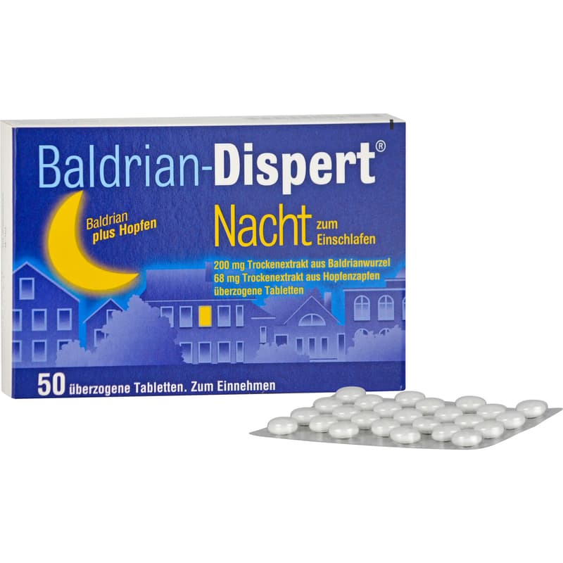 BALDRIAN DISPERT Night to help you fall asleep, tablets.