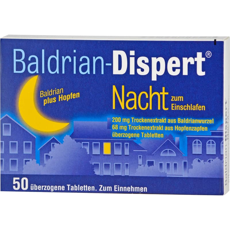 BALDRIAN DISPERT Night to help you fall asleep, tablets.
