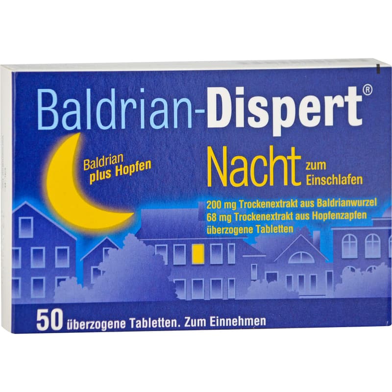 BALDRIAN DISPERT Night to help you fall asleep, tablets.