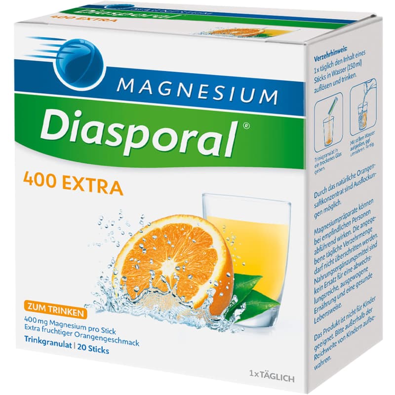 MAGNESIUM DIASPORAL 400 Extra Drinking Granules