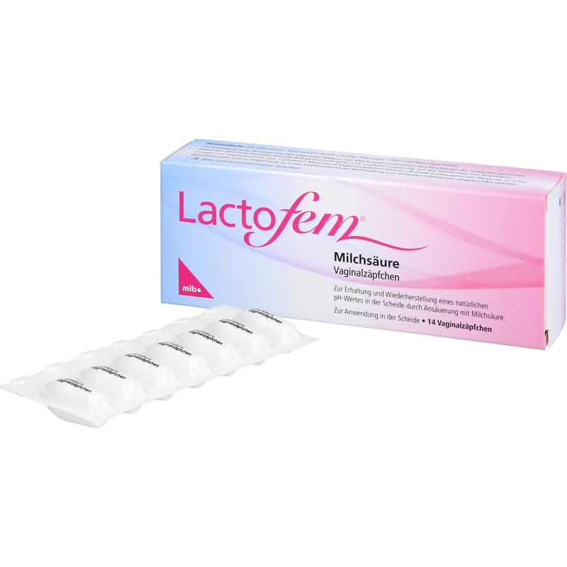 LACTOFEM Milchsäure Vaginalzäpfchen