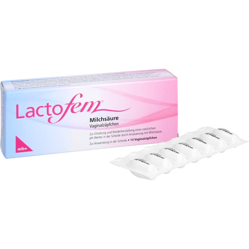 LACTOFEM Milchsäure Vaginalzäpfchen