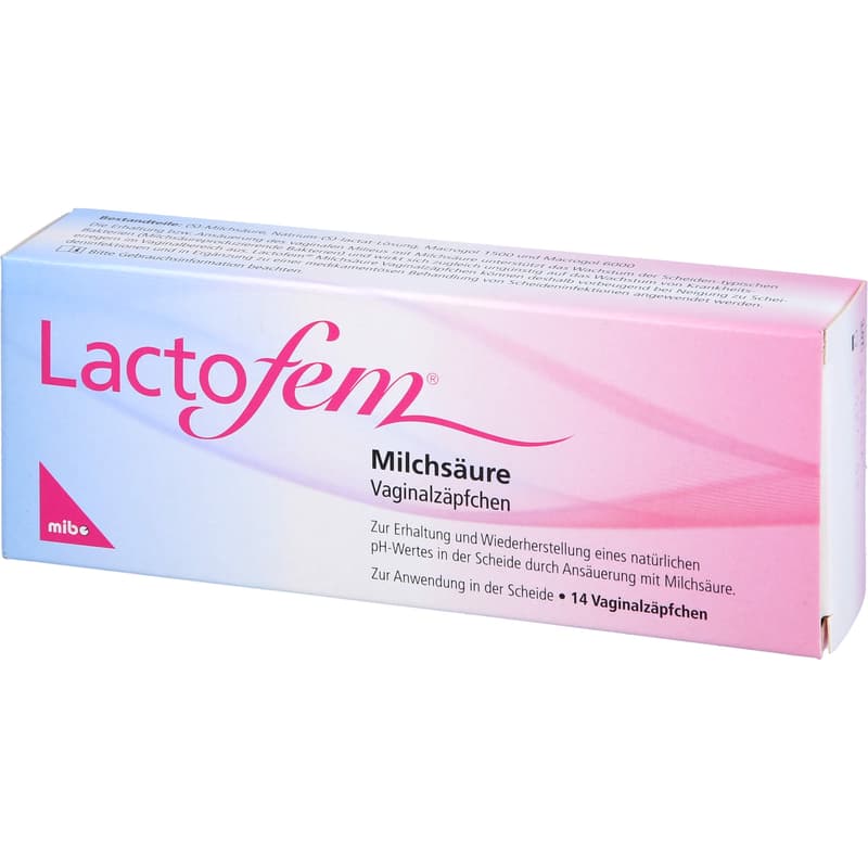 LACTOFEM Milchsäure Vaginalzäpfchen