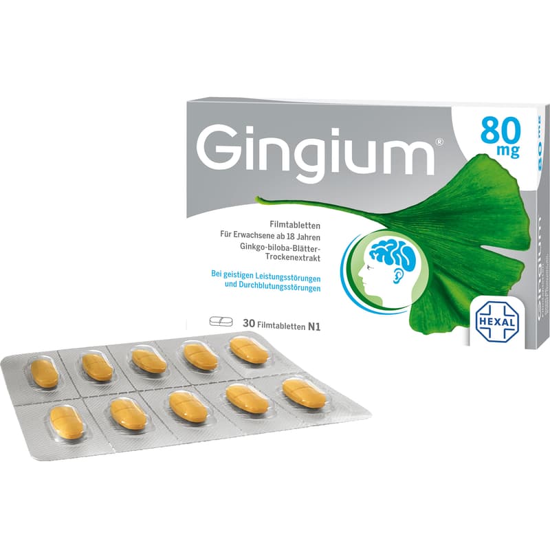 GINGIUM 80 mg Filmtabletten
