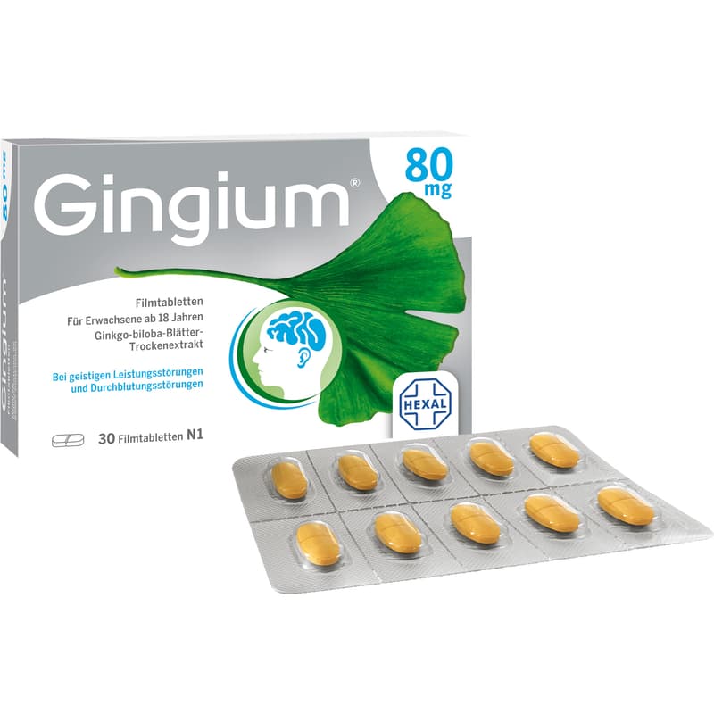 GINGIUM 80 mg Filmtabletten