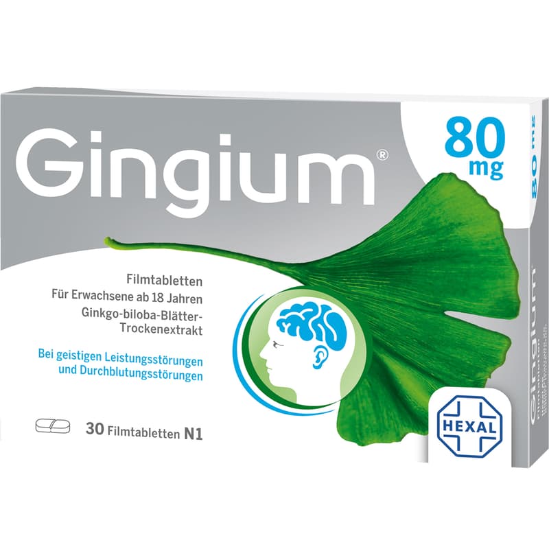 GINGIUM 80 mg Filmtabletten
