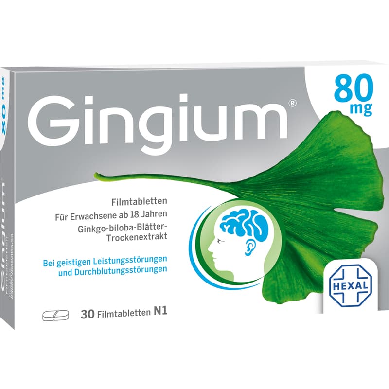 GINGIUM 80 mg Filmtabletten