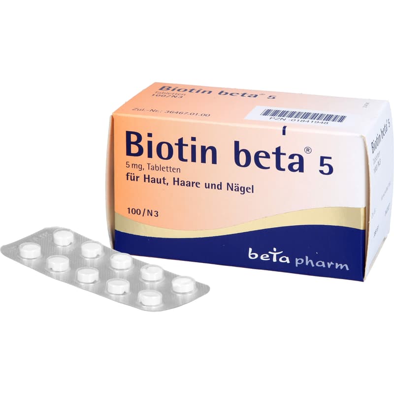 BIOTIN BETA 5 Tabletten