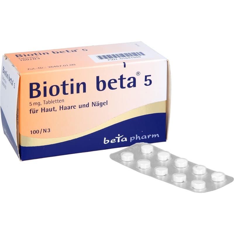 BIOTIN BETA 5 Tabletten