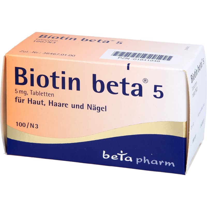BIOTIN BETA 5 Tabletten