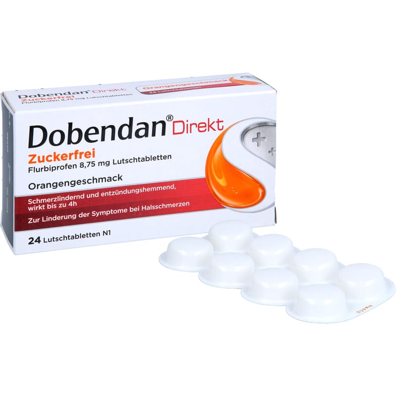 DOBENDAN Direct sugar-free Flurbiprofen 8.75mg Lut