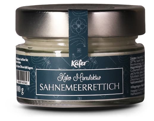 Käfer Sahnemeerrettich
