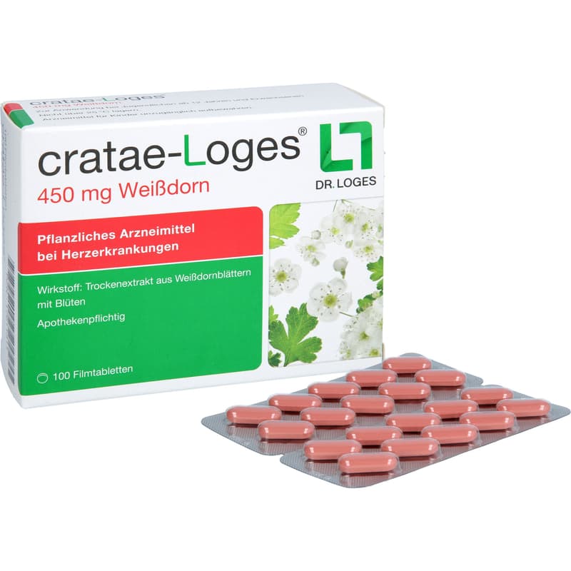 CRATAE-LOGES 450 mg Weißdorn Filmtabletten