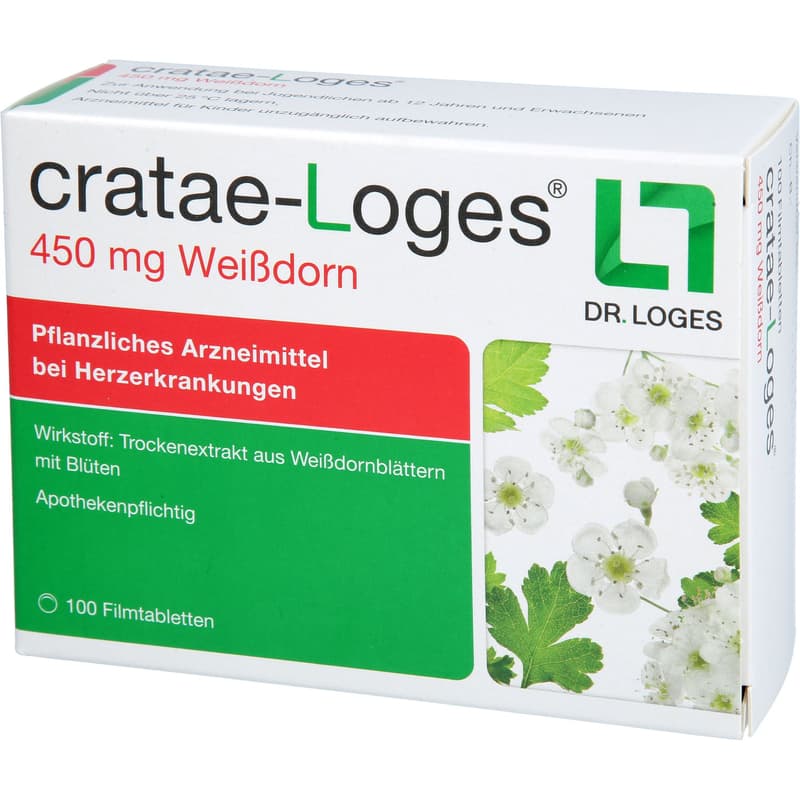 CRATAE-LOGES 450 mg Weißdorn Filmtabletten