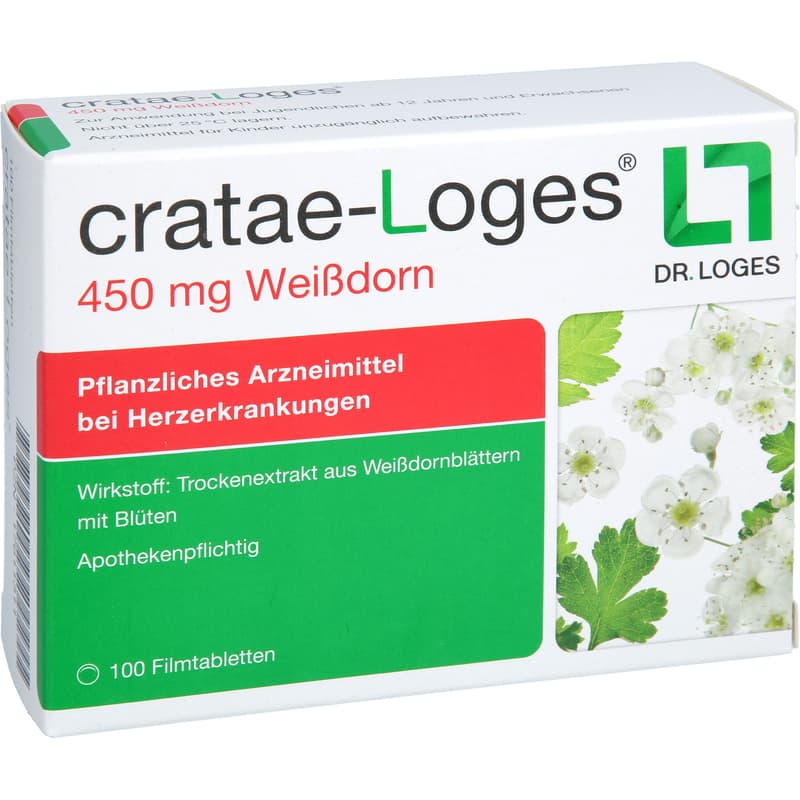 CRATAE-LOGES 450 mg Weißdorn Filmtabletten