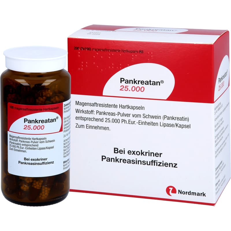PANKREATAN 25,000 gastro-resistant hard capsules