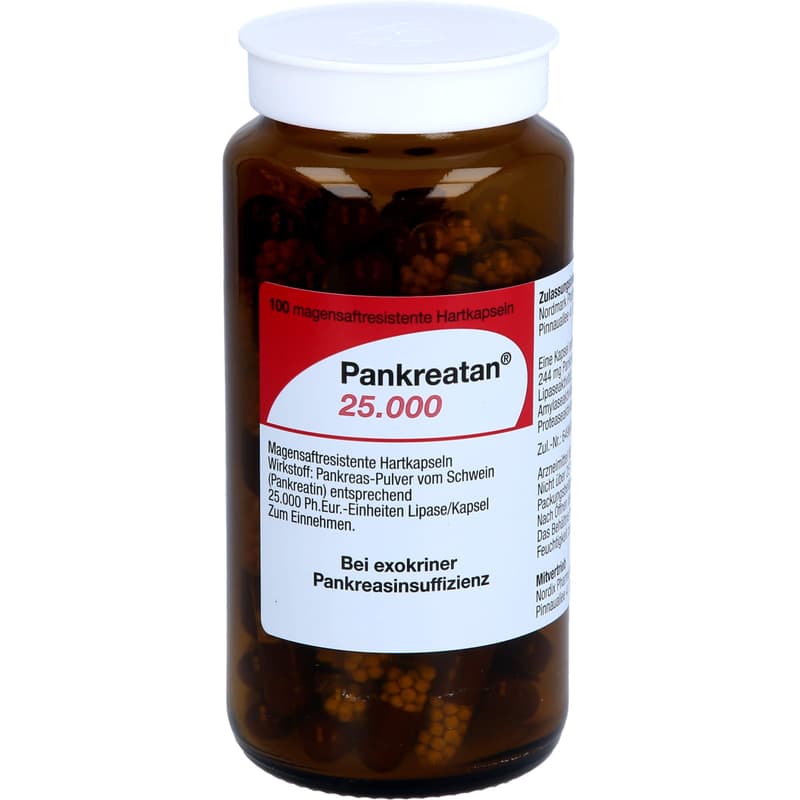 PANKREATAN 25,000 gastro-resistant hard capsules