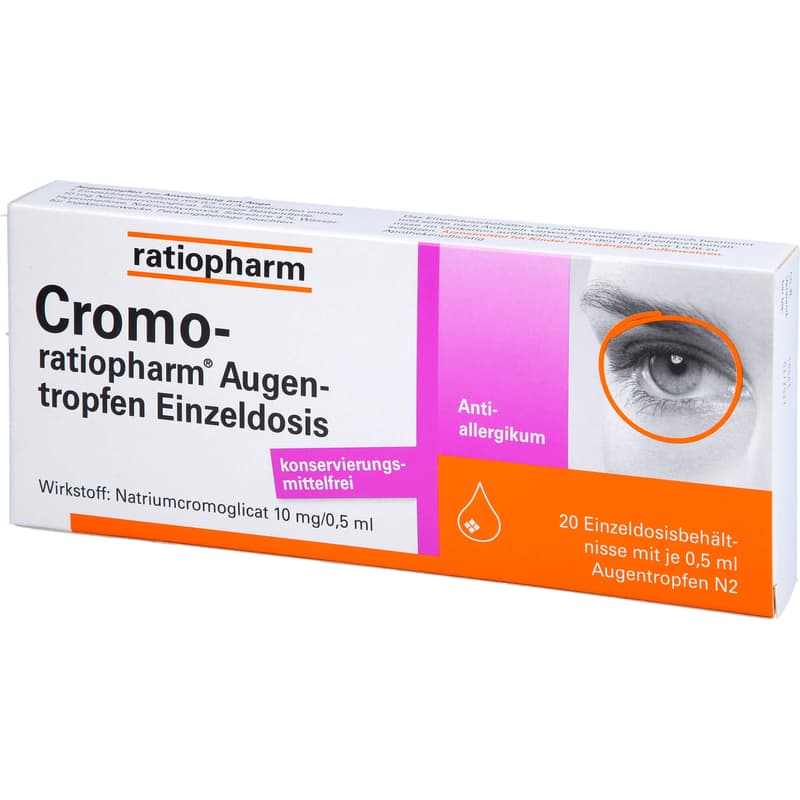 CROMO-RATIOPHARM Augentropfen Einzeldosis