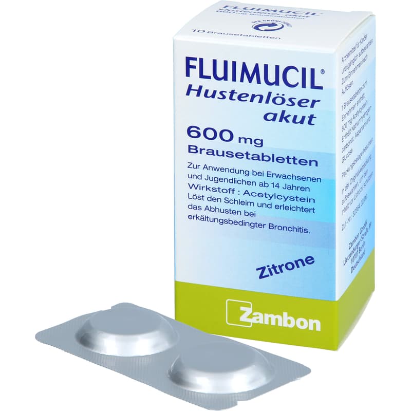 FLUIMUCIL Hustenlöser akut 600 Brausetabletten