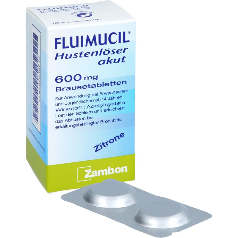 FLUIMUCIL Hustenlöser akut 600 Brausetabletten