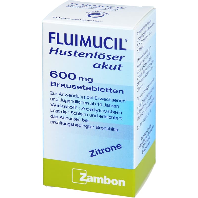 FLUIMUCIL Hustenlöser akut 600 Brausetabletten