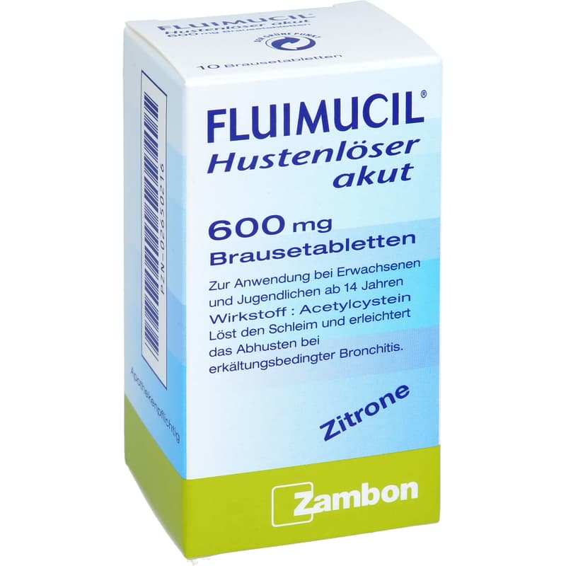 FLUIMUCIL Hustenlöser akut 600 Brausetabletten