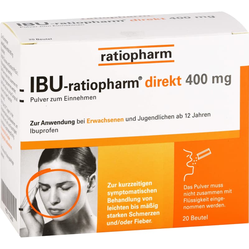 IBU-RATIOPHARM direkt 400 mg Pulver zum Einnehmen
