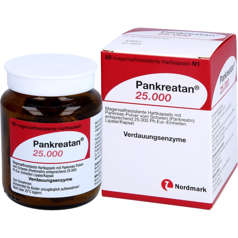 PANKREATAN 25.000 magensaftresistente Hartkapseln