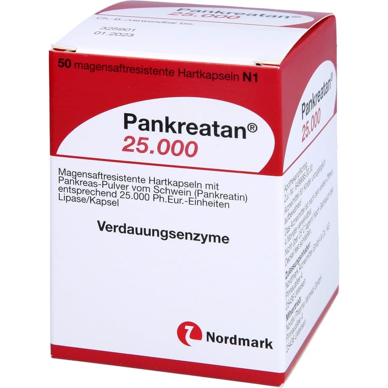 PANKREATAN 25.000 magensaftresistente Hartkapseln