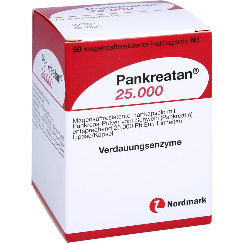 PANKREATAN 25.000 magensaftresistente Hartkapseln