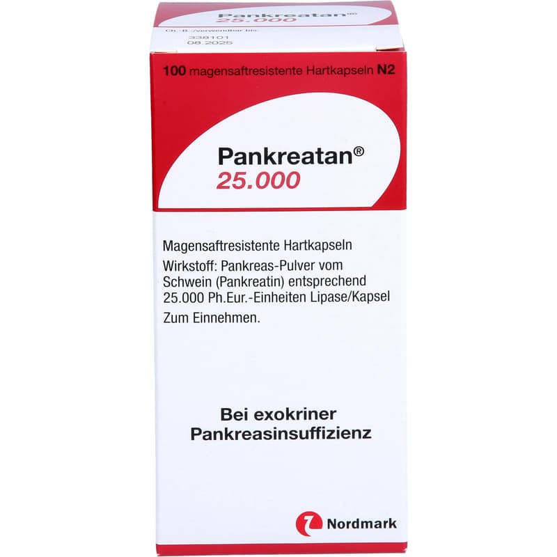 PANKREATAN 25.000 magensaftresistente Hartkapseln
