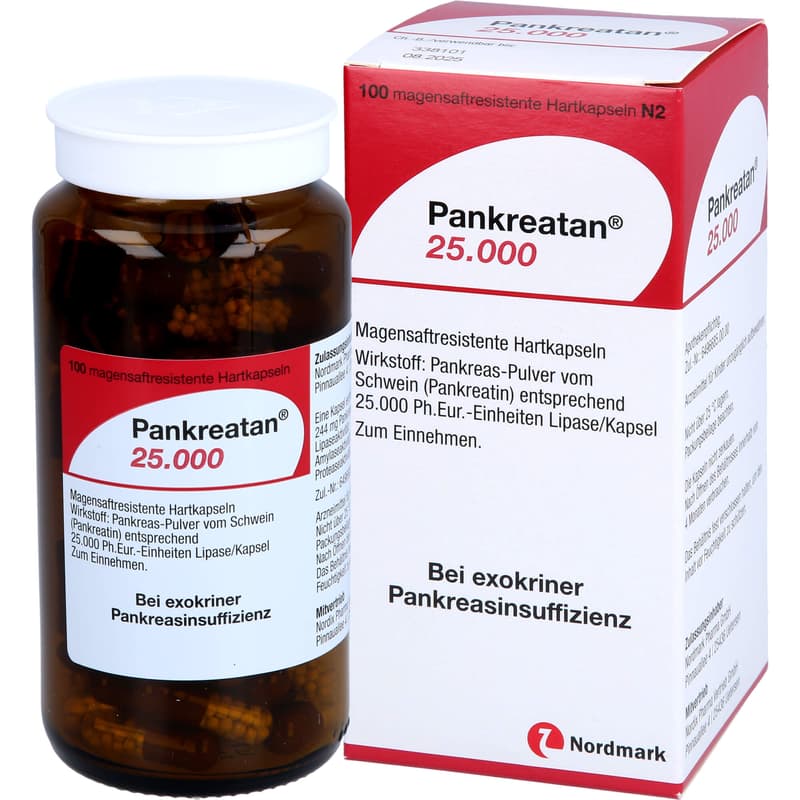 PANKREATAN 25.000 magensaftresistente Hartkapseln