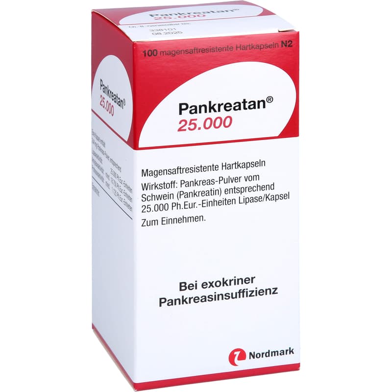 PANKREATAN 25.000 magensaftresistente Hartkapseln