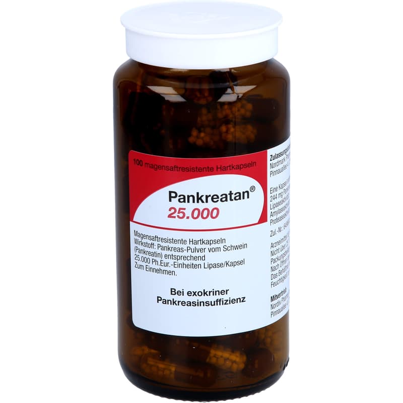 PANKREATAN 25.000 magensaftresistente Hartkapseln