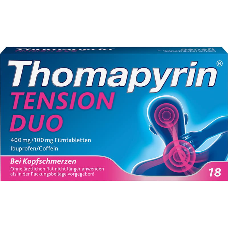 THOMAPYRIN TENSION DUO 400 mg/100 mg film-coated tablets