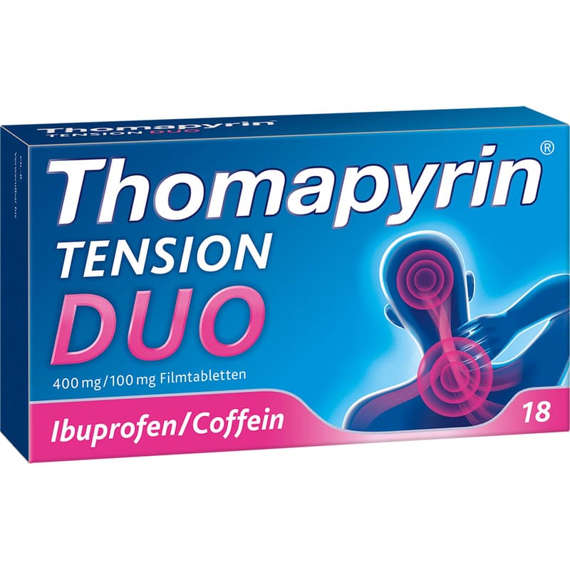 THOMAPYRIN TENSION DUO 400 mg/100 mg film-coated tablets