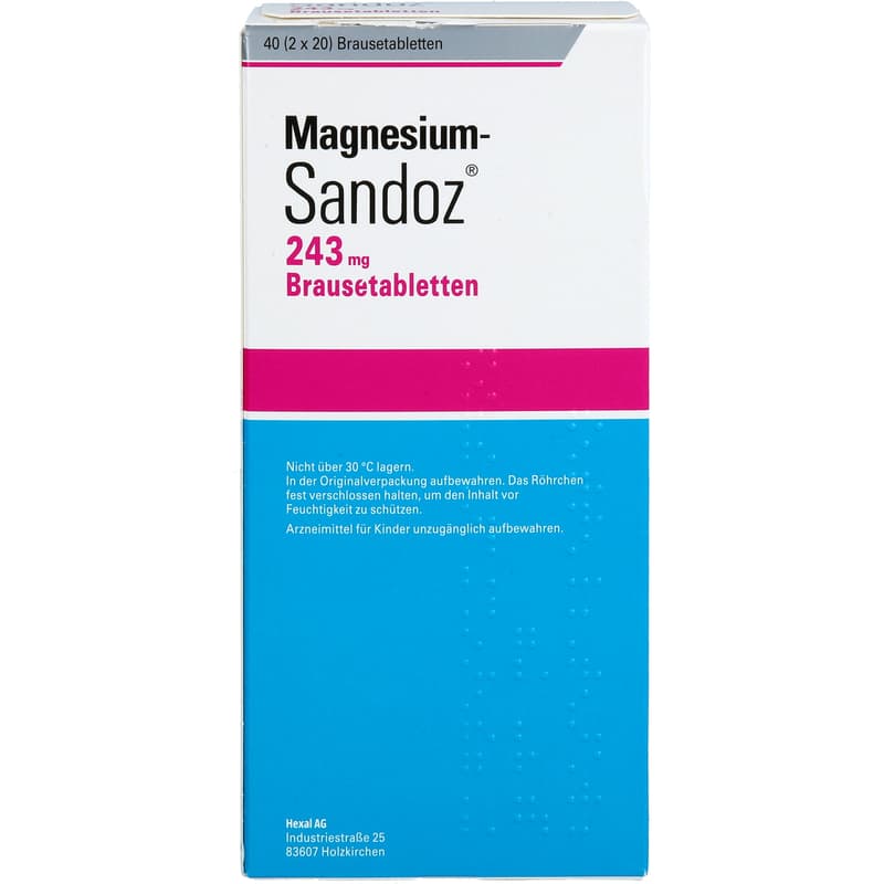 MAGNESIUM SANDOZ 243 mg Brausetabletten