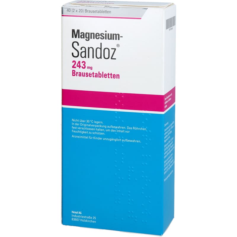 MAGNESIUM SANDOZ 243 mg Brausetabletten