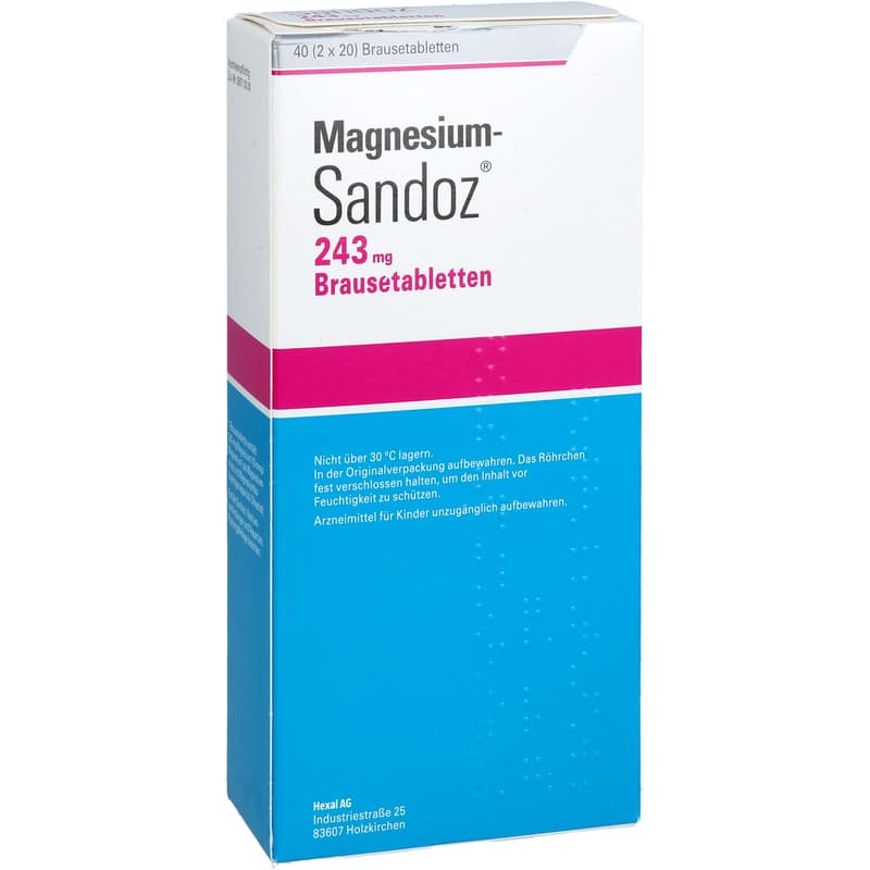 MAGNESIUM SANDOZ 243 mg Brausetabletten