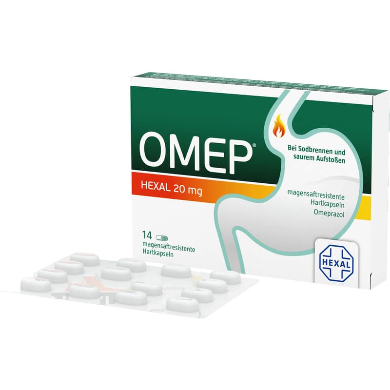 OMEP HEXAL 20 mg magensaftresistente Hartkapseln