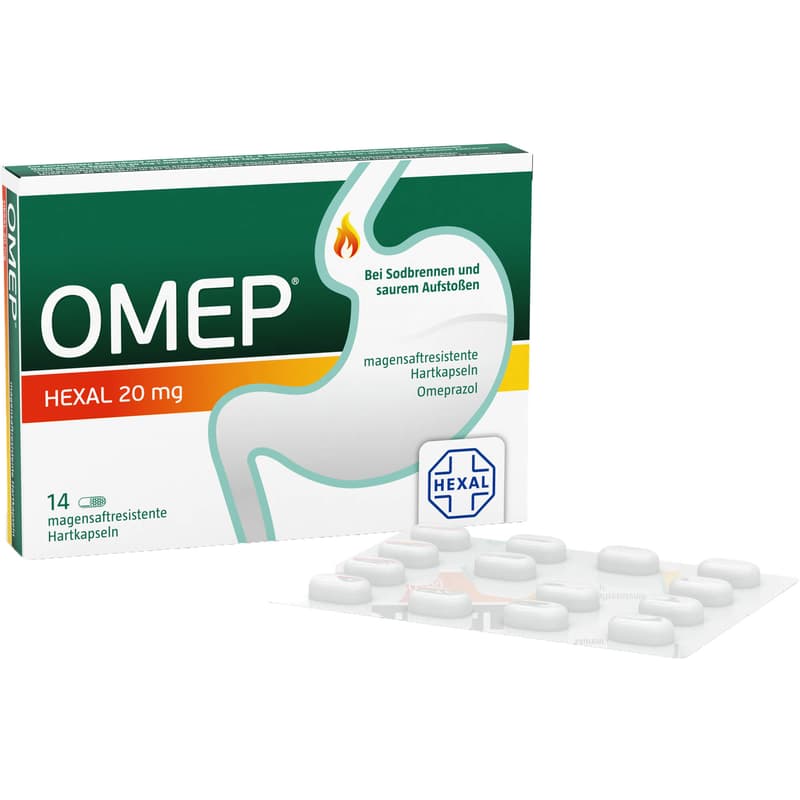 OMEP HEXAL 20 mg magensaftresistente Hartkapseln