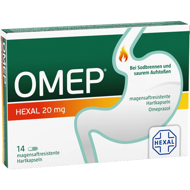 OMEP HEXAL 20 mg magensaftresistente Hartkapseln