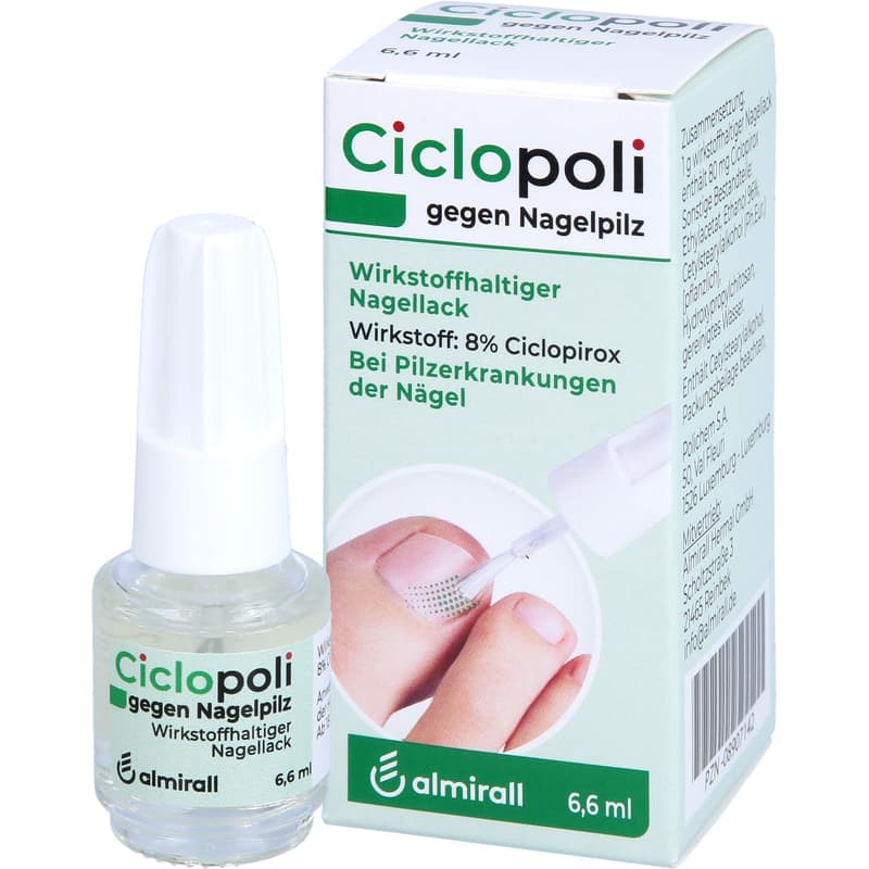 CICLOPOLI gegen Nagelpilz wirkstoffhalt.Nagellack