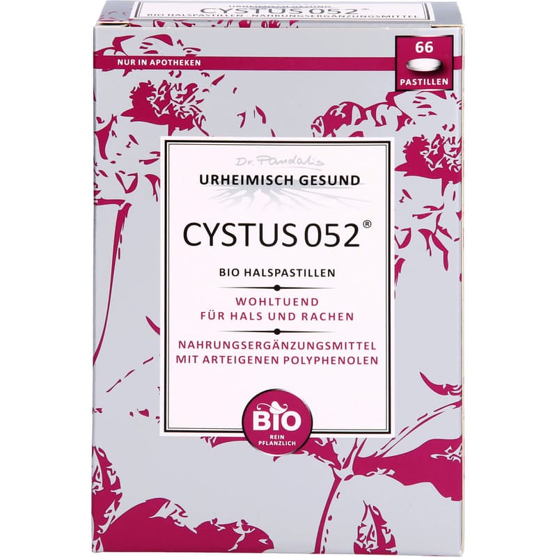 CYSTUS 052 Bio Halspastillen
