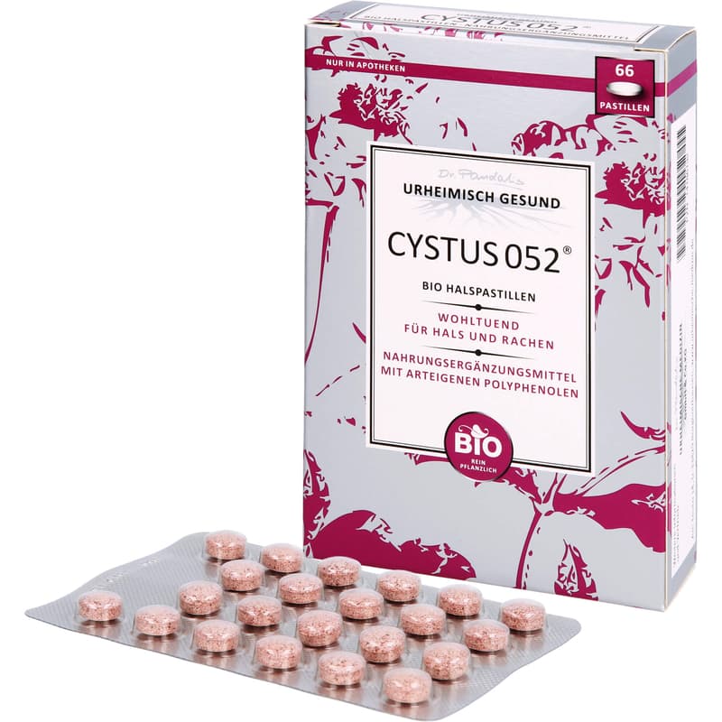 CYSTUS 052 Bio Halspastillen
