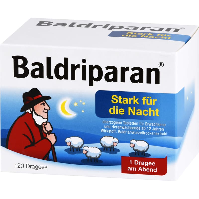 BALDRIPARAN Strong coated tablets for the night.